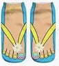 3D-printed Flip-flop Toe Socks