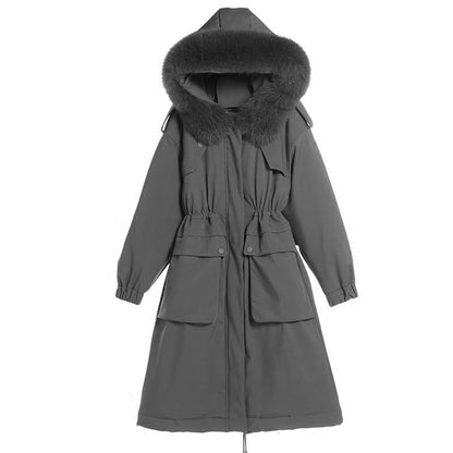 Parker Big Fur Collar Down Jacket Women