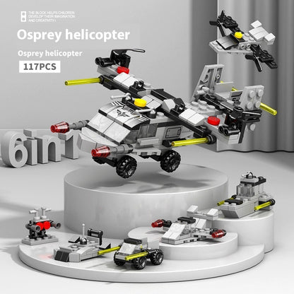 High Military Battleship Tank Special Police Armored Vehicle Children's Day Toy Gift Building Blocks
