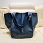 Vintage Large Capacity Handbags PU Soft Leather Big Bag Designer Luxury Women Shoulder Bag Beach On Vacation Woman Tote Bag