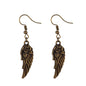 Cross Earrings Rose Earrings Angel Wings Gothic Pattern Retro Earrings