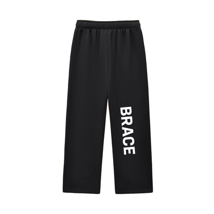 Contrast-Stitched Fleece Sweatpants - Premium Gym Joggers | BRACE