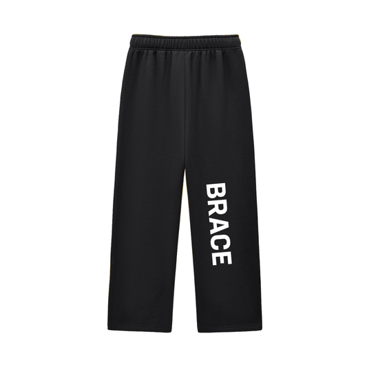 Contrast-Stitched Fleece Sweatpants - Premium Gym Joggers | BRACE