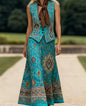 Women's Sleeveless Suit Collar Button-down Casual Skirt Suit
