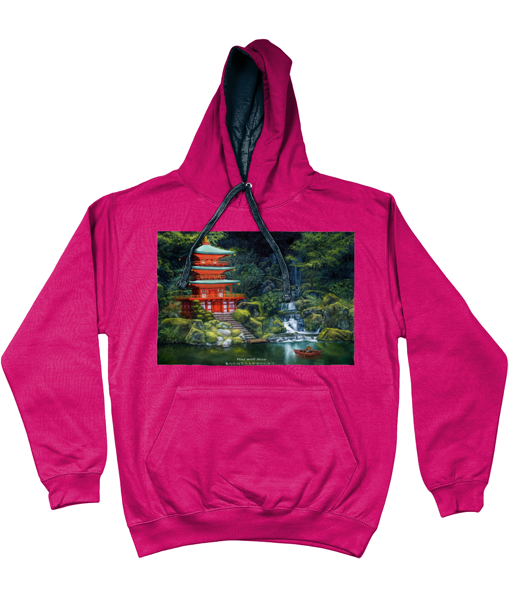 ASLAN Hoodie two tone-Grey Various Colours and Sizes