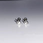 Niche Quirky Middle Finger Titanium Steel Screw Clasp Ear Cartilage Earring