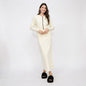 Women's Solid-color Casual Cardigan And Skirt Setsoft And Gentle All-in-one Outfit