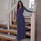 Women's Elegant Waist-tight Draping Casual Niche Solid Color Pleated