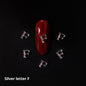 26 Letter Alloy Nail Ornament Nail Crystal