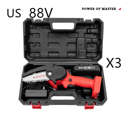 Lithium battery chain saw