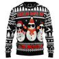 Men's 3D Digitally Printed Athletic Loose-fit Long-sleeve Crewneck Hoodie