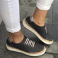 Large Size Casual Shoes European And American Canvas Shoes Women's Loafers
