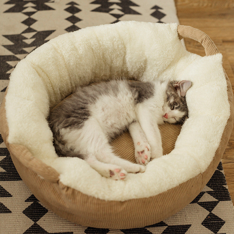 Plush Cat Sleeping Pad Villa Cat Supplies