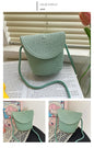 French Style Straw Bag Shoulder Crossbody