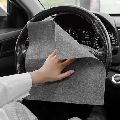 Premium Microfiber Glass Cleaning Cloth - Streak-Free Mirror & Window Cleaner - Water Absorbent Magic Wipe