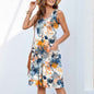 Female Versatile Sleeveless Printed Dress Spring And Summer
