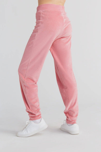 Organic Soft Fleece Cuffed Sweatpants: Womens