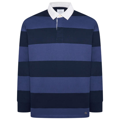 M&S Striped Cotton Rugby Shirt