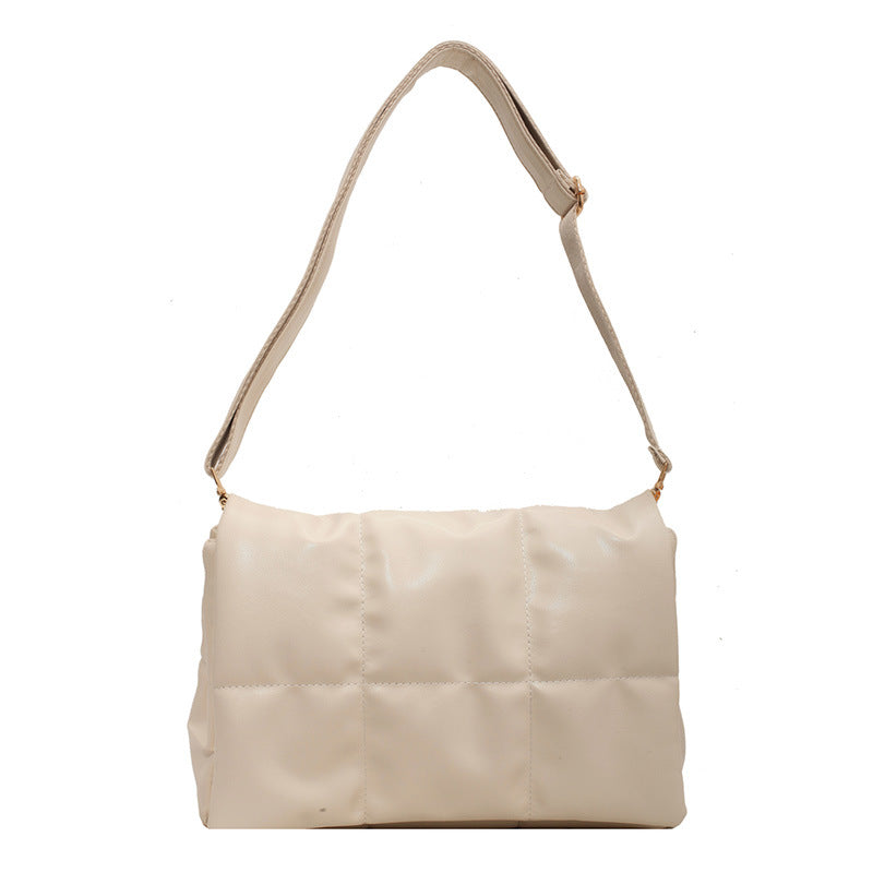 Fashion Retro Lingge Embroidery Thread Large Capacity Cotton Suit Bag For Women