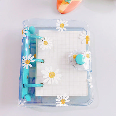 Kawaii Mini 3 Hole Daisy Notebook Planner Organizer Binder
