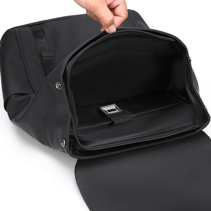 Men's Stylish Backpack With Side Pockets, Great For College And Outdoor Activities, Sturdy & Roomy