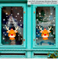 Christmas decorations store window stickers