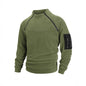 Men's Premium Coral Fleece Pullover Coat - Stand Collar Long Sleeve Winter Jacket