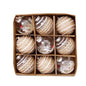 Christmas Decorations 6CM Painted PET