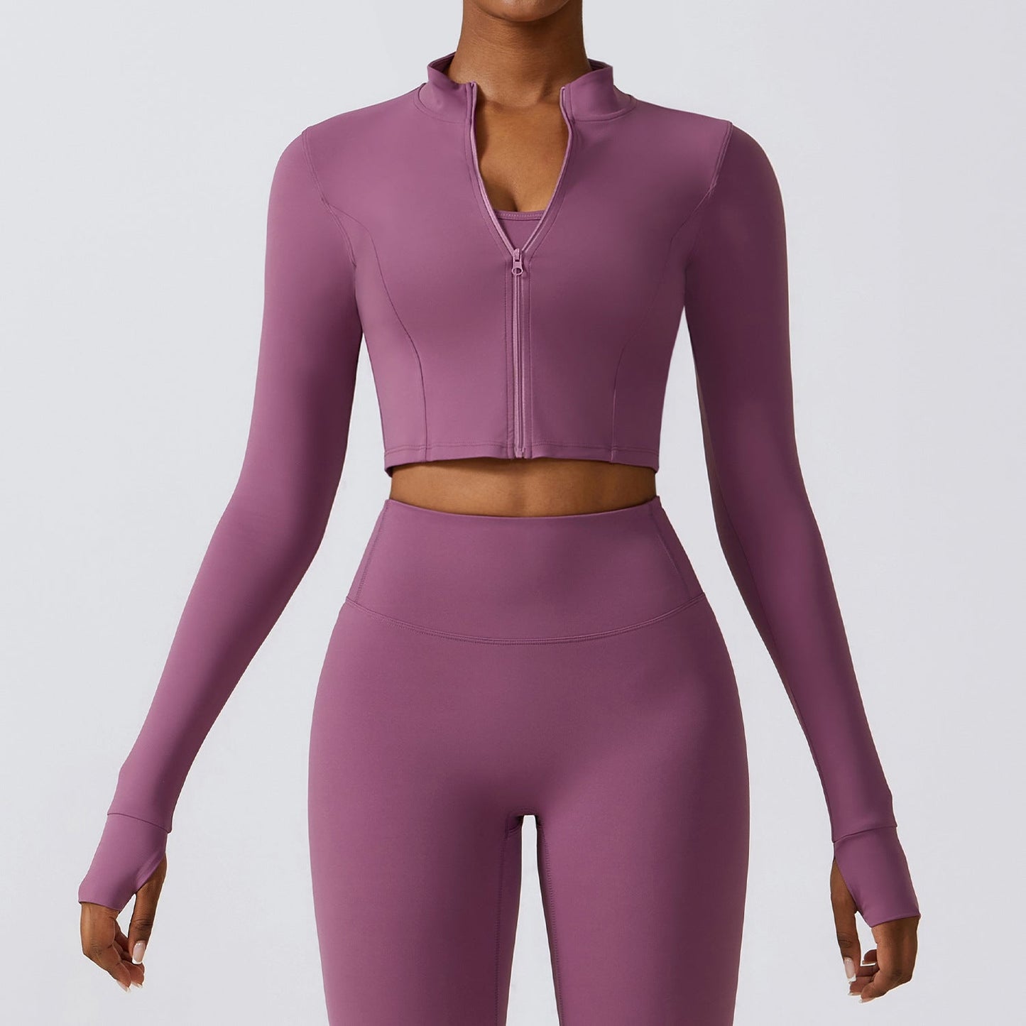 Slim-fit Fitness Long-sleeve Jacket Quick-dry Yoga Wear