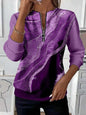 Women's Casual Christmas-Print Raglan Sweatshirt