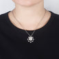 Sun Moon Lake Couple Necklace Sterling Silver Pair Of Men And Women Stitching