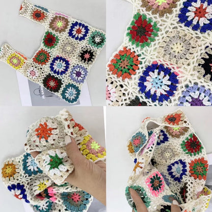 Fashion Retro Women's Ethnic Pattern Woven Bag
