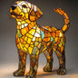 Illuminated Dog Lamp - Decorative Resin Animal Night Light | 26 Breed Designs