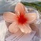 High Sense Plumeria Rubra Seaside Holiday Barrettes