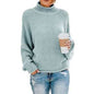 Eda - Exclusive Knitted Jumper With Stylish Roll Neck For True Cosy Comfort