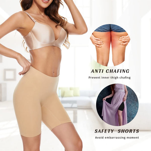 Tight-fitting Tummy-control High-waisted Capri Pants