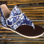 large size women flat sandals