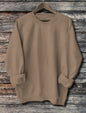 Men's Solid Color Light Plate Long Sleeved Sweatshirt