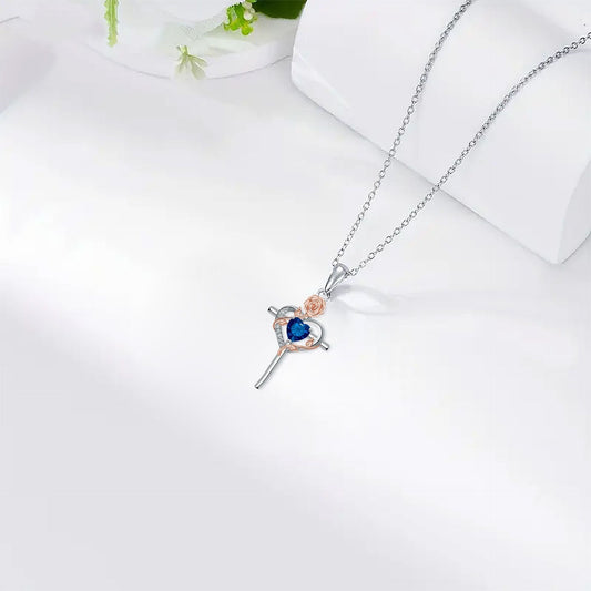 Cross Pendant Necklace Valentine's Day Gift