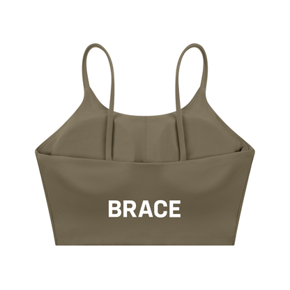 Spaghetti Strap Yoga Sports Bra