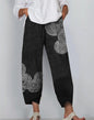 Minimalist Women's Pants Featuring A Patchwork Animal-print Design