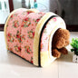Home Pastoral Style Removable And Washable Thick Warm Cat And Dog Kennel