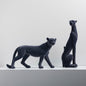 Luxury Leopard Resin Sculpture | Premium Home Decor Statue for Living Room & Office