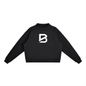 Mock-Neck Fleece Sweatshirt - Essential Gym Crewneck | BRACE