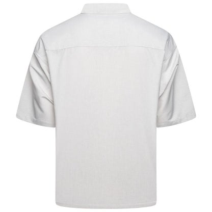 Full Button Open Collar Summer Shirt
