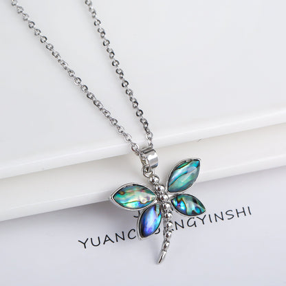 European And American New Inlaid Abalone Shell Pendant