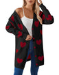 Fashion Love Mid-length Coat Sweater Women