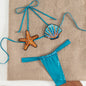 Pure Desire Split Swimsuit Shell Bikini High Sense Suit