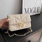 Western Style Chain Messenger Bag Casual Small Square