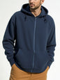Solid Color Full Zipper Hooded Jacket Men's Sweater